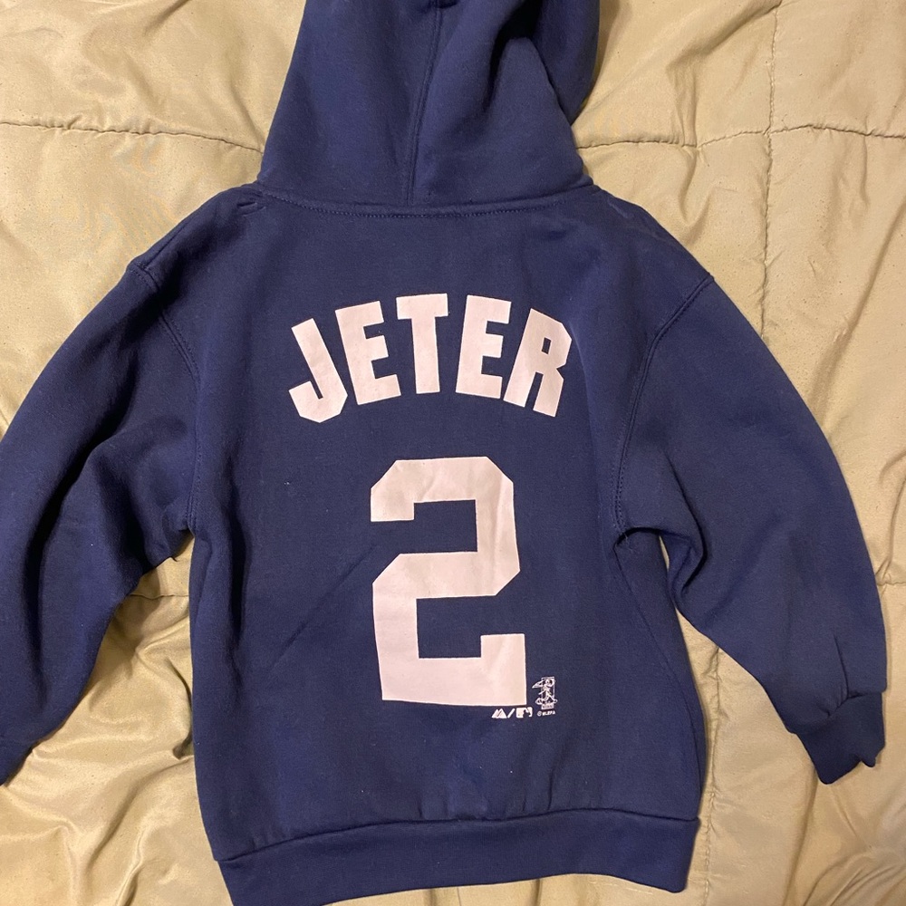 Youth New York Yankees Derek Jeter Navy Hoodie